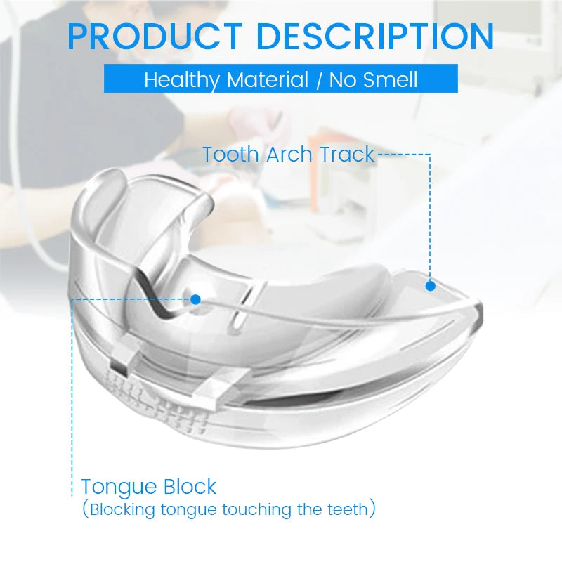 3-Stage Dental Orthodontic Retainer – Teeth Straightener & Anti-Snore Guard
