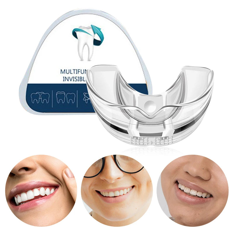 3-Stage Dental Orthodontic Retainer – Teeth Straightener & Anti-Snore Guard