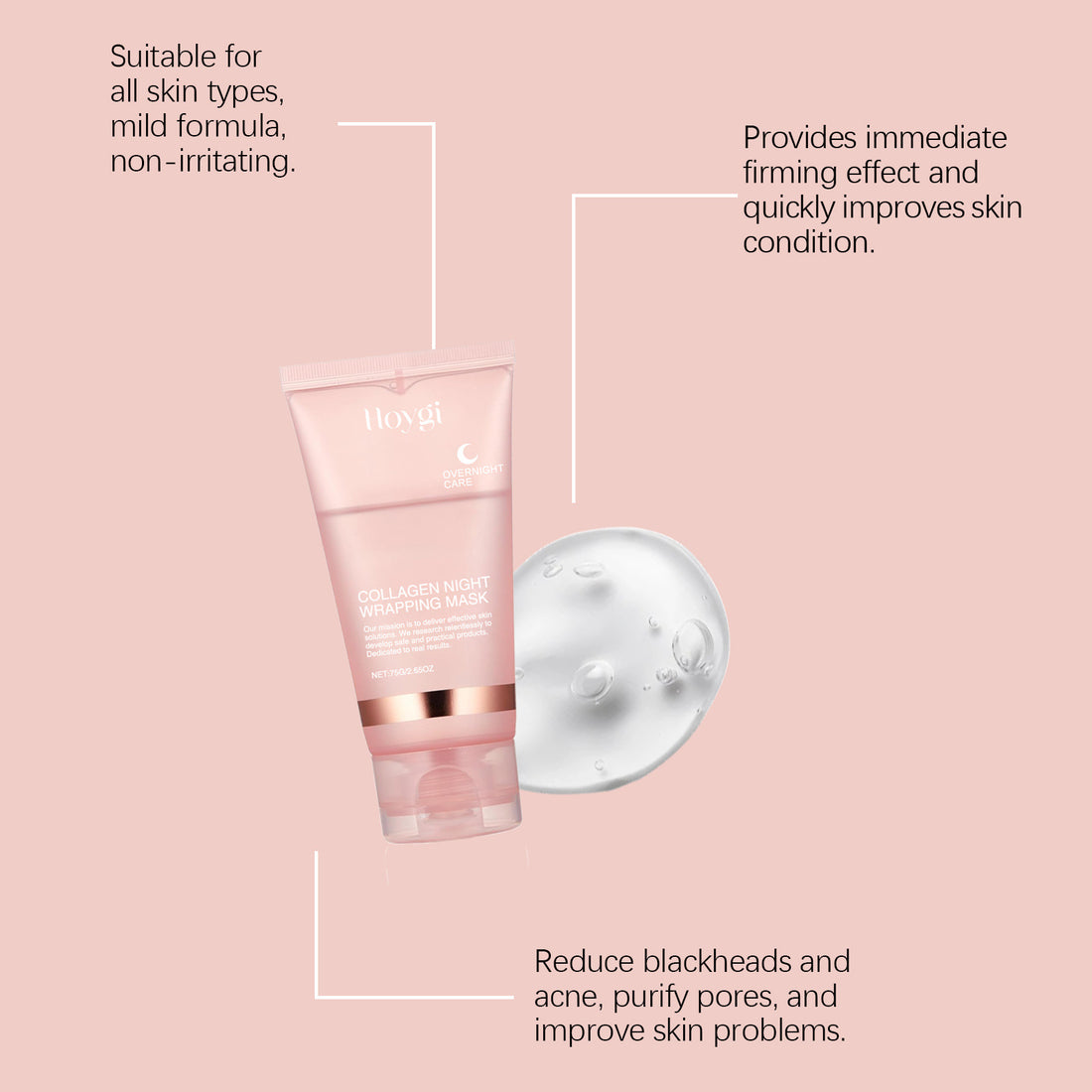 Korean Collagen Overnight Peel-Off Mask Set