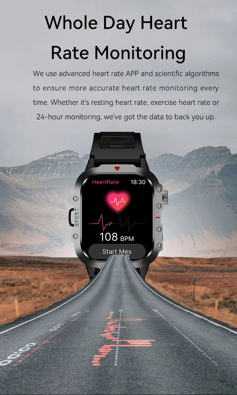 LAXASFIT 2.01" HD Smart Watch