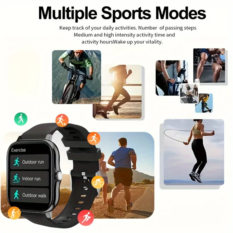 KESHUYOU 2025 Smart Watch – Call, Message, Sport & Sleep Monitor for Men & Women