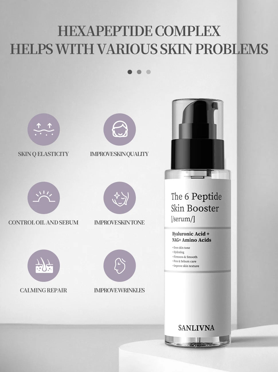 6-Peptide Collagen Facial Essence Set