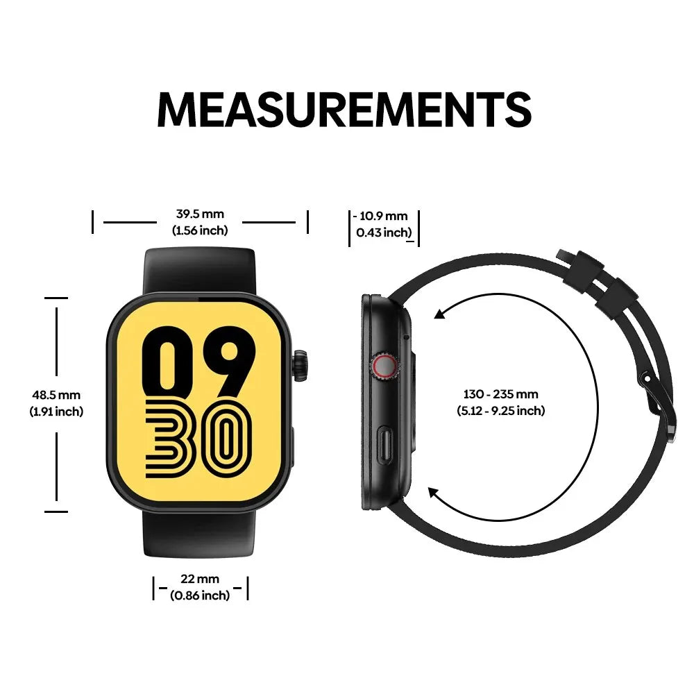 Zeblaze Btalk Plus Smartwatch – 2.03" HD Display, Voice Calling & Fitness Tracker