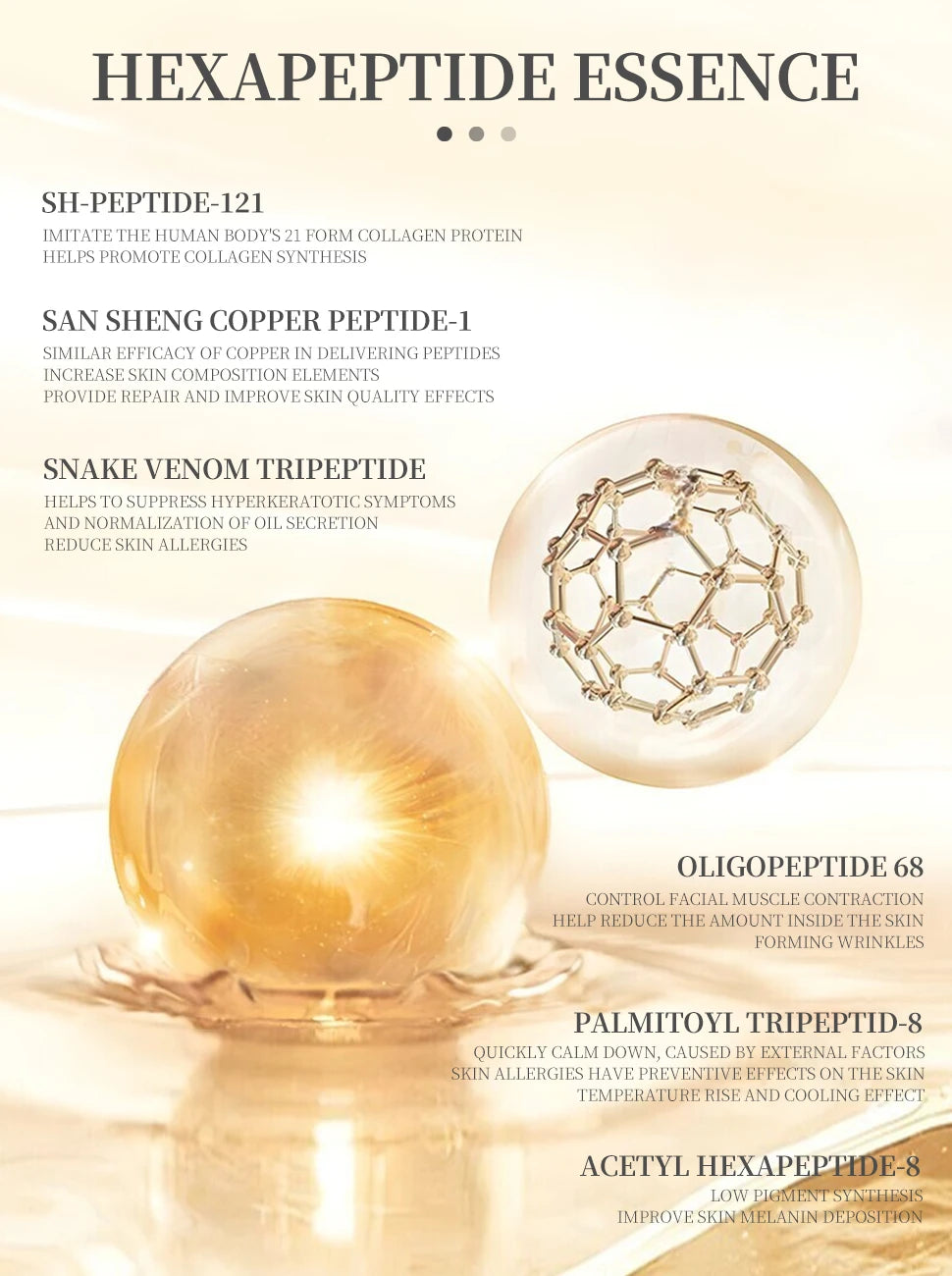 6-Peptide Collagen Facial Essence Set