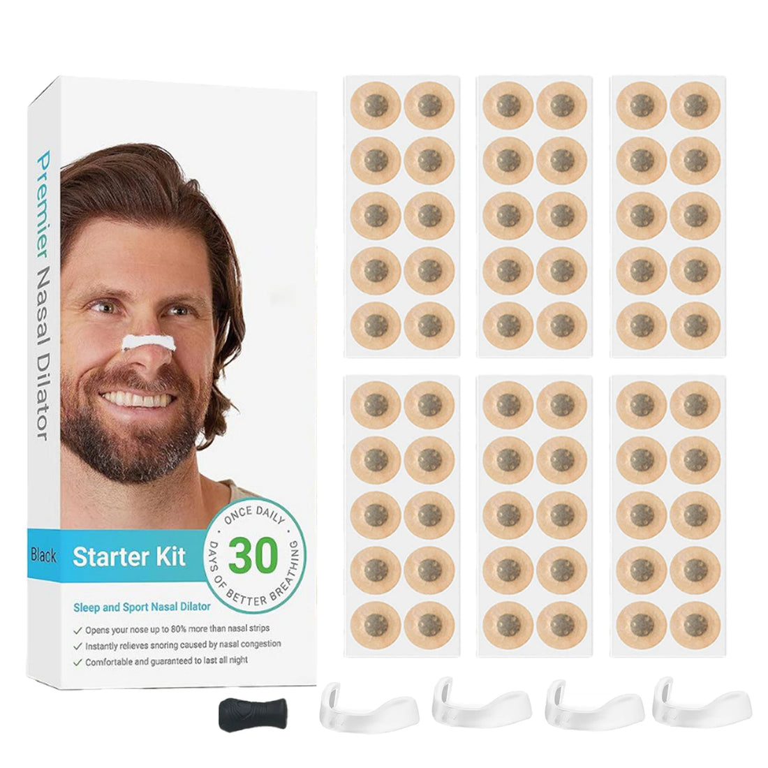 30-Day Nasal Breathing Dilator Kit – Anti-Snoring