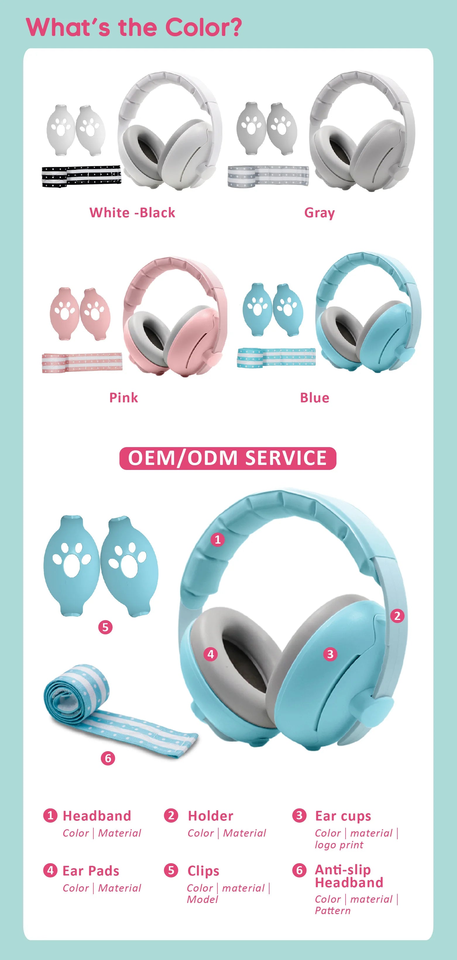 2-in-1 Baby Noise-Reduction Earmuffs