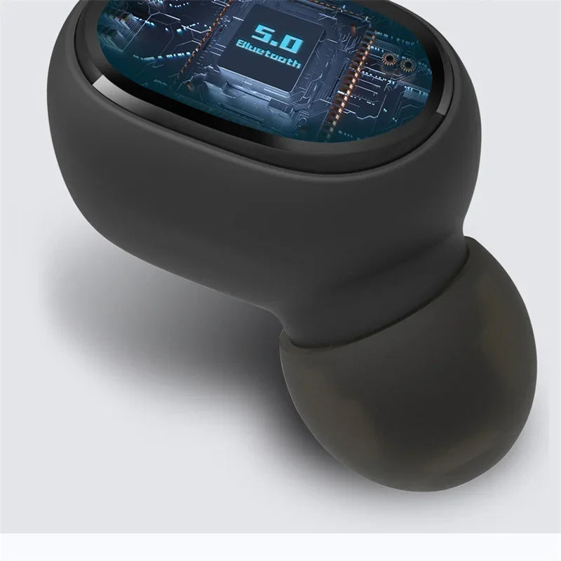 TWS E6S Wireless Bluetooth Earphones By Mic LED Display Stereo Noise Cancelling Headset With Charging Cable For All Smartphone