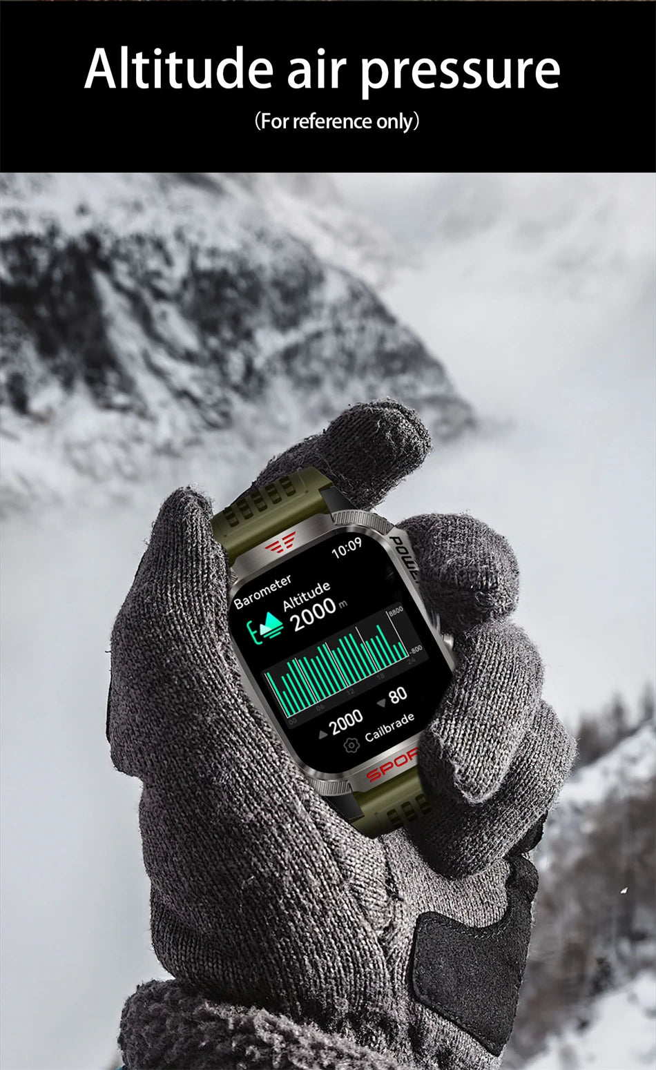 Military GPS Smart Watch – Outdoor Sports Tracker