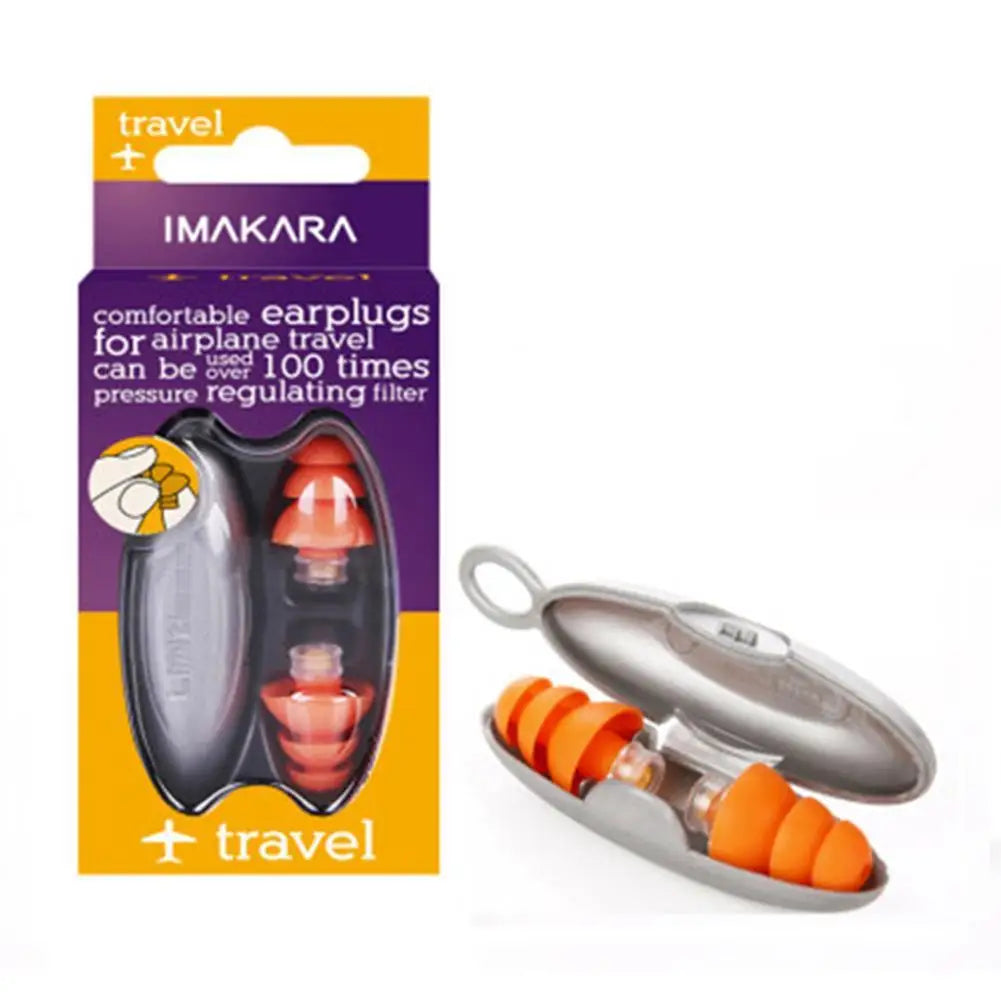 Silicone Noise Reduction Earplugs – Sleep & Soundproof Protection