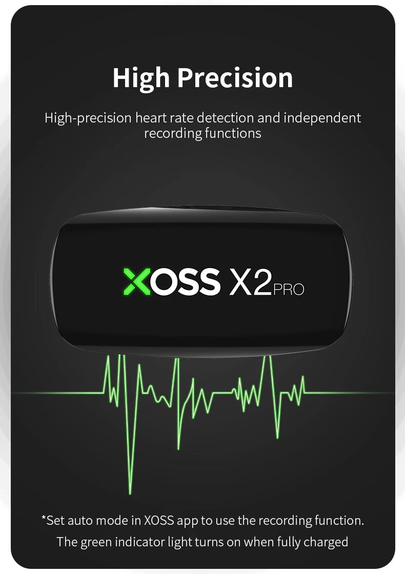 XOSS X2 Pro Heart Rate Monitor Sensor