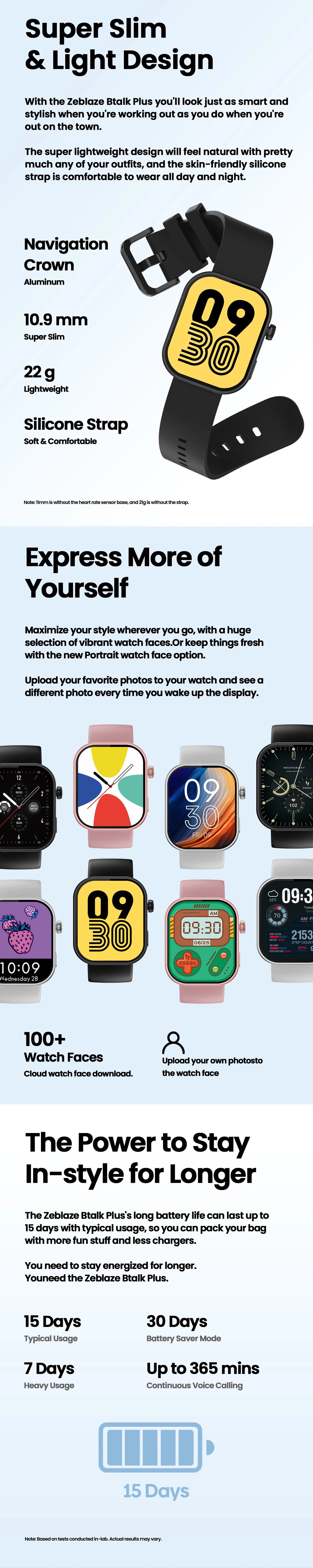 Zeblaze Btalk Plus Smartwatch – 2.03" HD Display, Voice Calling & Fitness Tracker