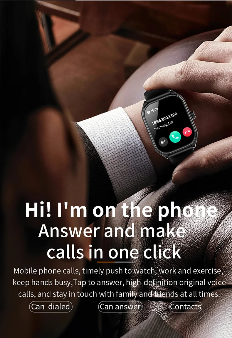 2.01" AMOLED Curved Screen Smart Watch