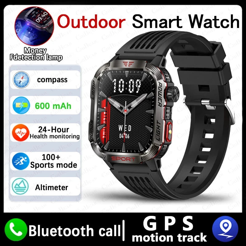 Military GPS Smart Watch – Outdoor Sports Tracker