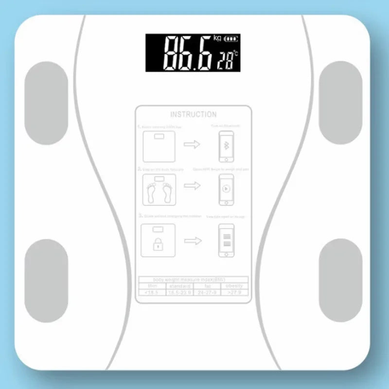 Bluetooth Body Fat Scale – High-Precision Smart Weight Scale with App