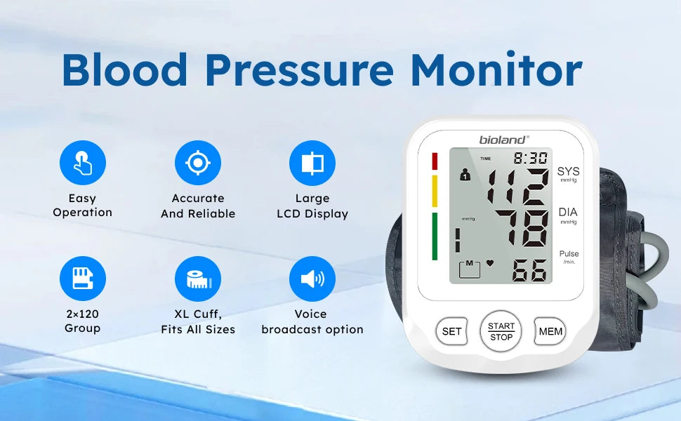 Bioland 2005 Automatic Upper Arm Blood Pressure Monitor