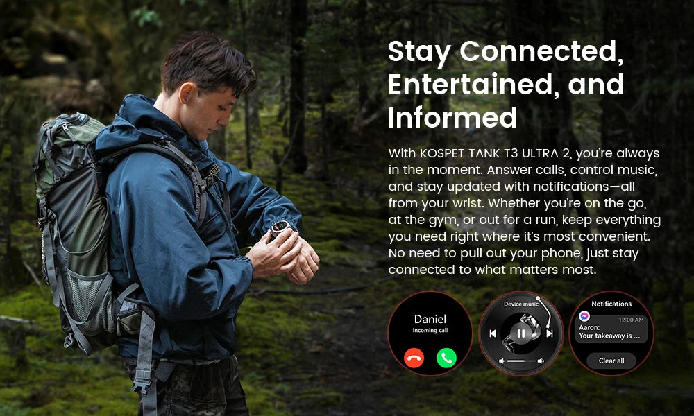 KOSPET TANK T3 Ultra 2 GPS Smart Watch