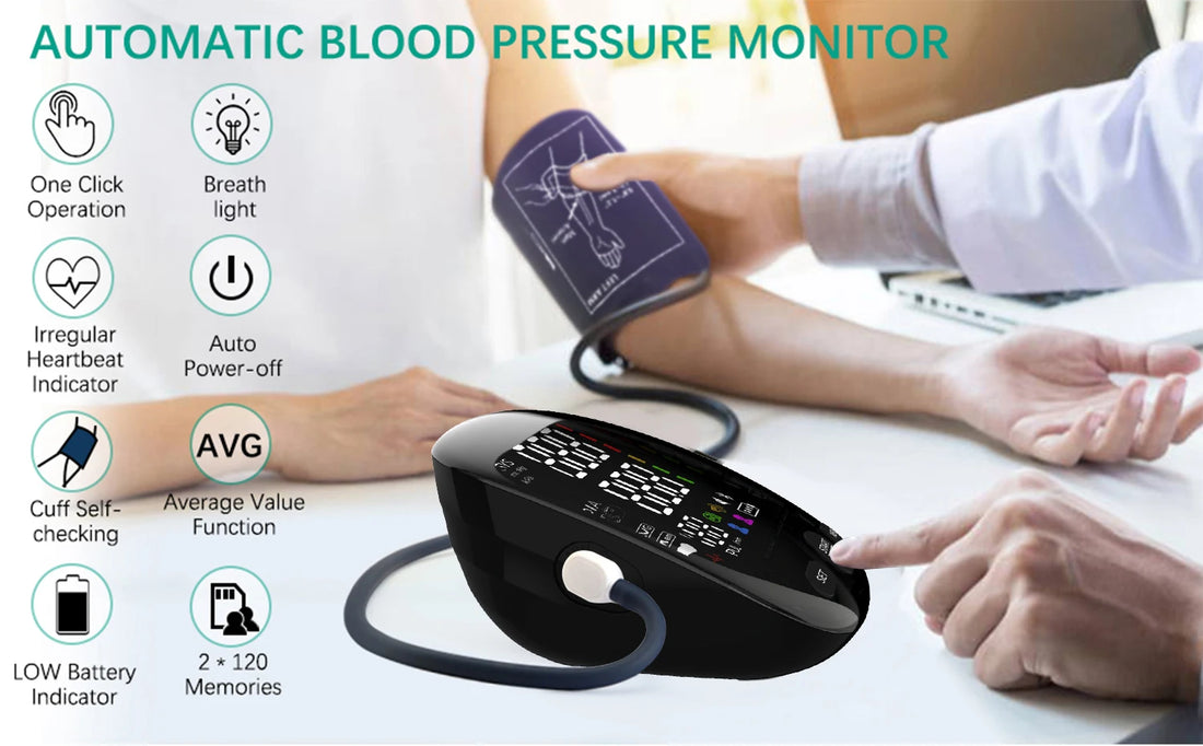 Kingclinic Portable Arm Digital Blood Pressure Monitor