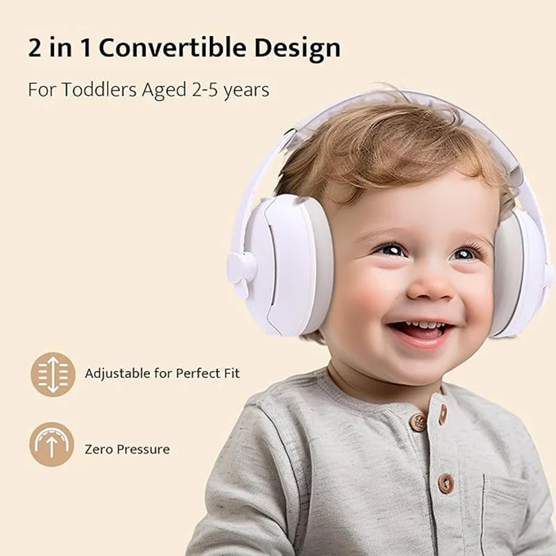 2-in-1 Baby Noise-Reduction Earmuffs