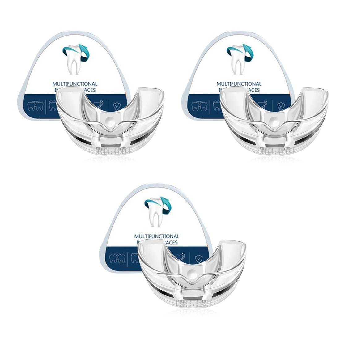 3-Stage Dental Orthodontic Retainer – Teeth Straightener & Anti-Snore Guard