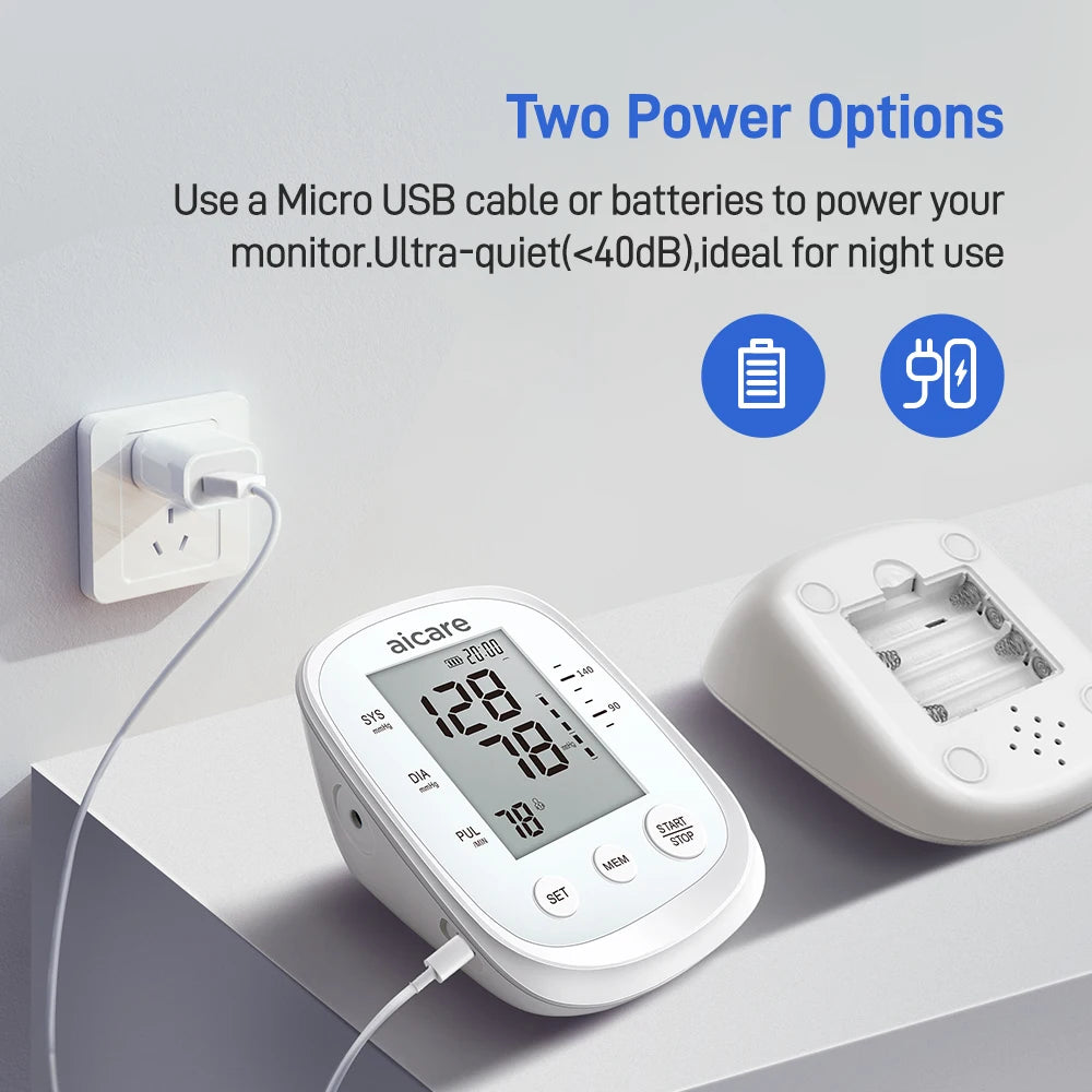 AICARE Automatic Upper Arm Blood Pressure Monitor