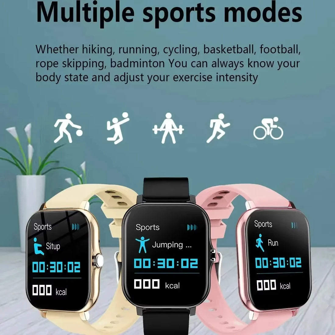 Xiaomi Smart Watch – Fitness & Heart Rate Monitor, Waterproof for Android