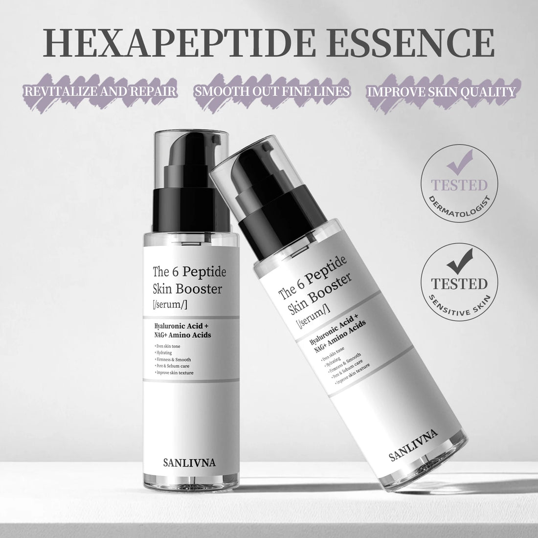 6-Peptide Collagen Facial Essence Set