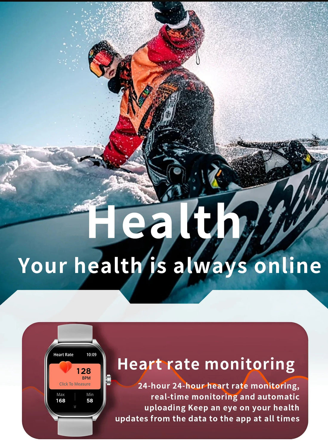 2.01" AMOLED Curved Screen Smart Watch