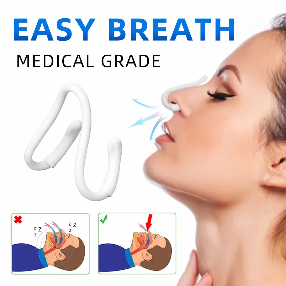 Silicone Nasal Dilator Anti-Snoring Nose Clip