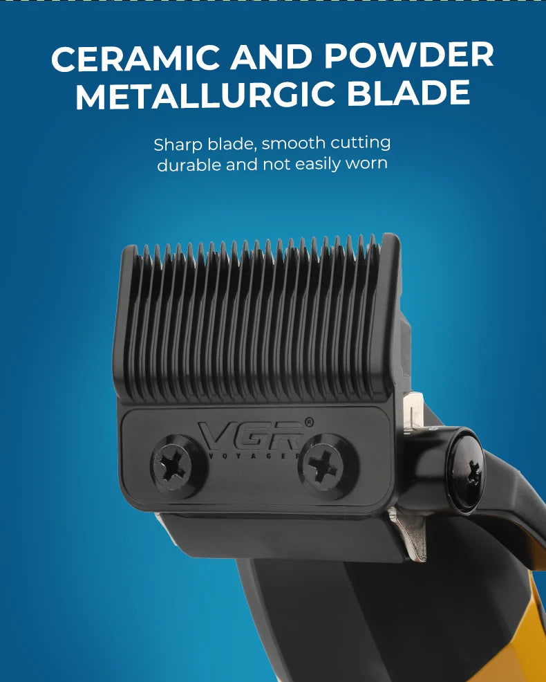 VGR V-285 Professional Hair Clipper – Cordless Barber Trimmer 9000 RPM