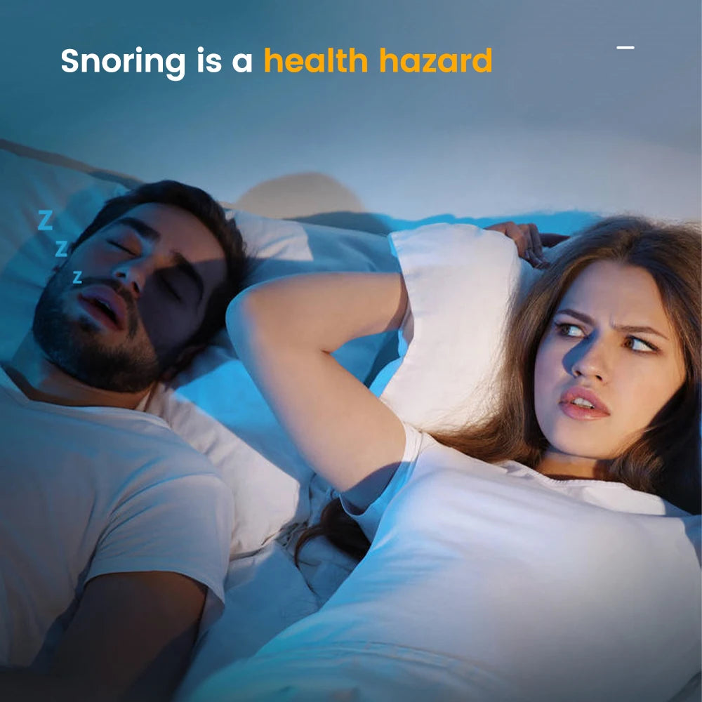 EMS Smart Anti-Snoring Device – USB Rechargeable Sleep Apnea Aid