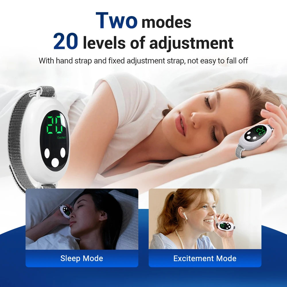 Microcurrent EMS Sleep Aid Device – Insomnia & Anxiety Relief Palm Massager