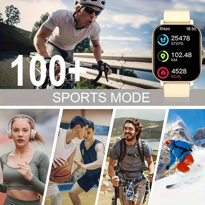 KESHUYOU 2025 Smart Watch – Call, Message, Sport & Sleep Monitor for Men & Women