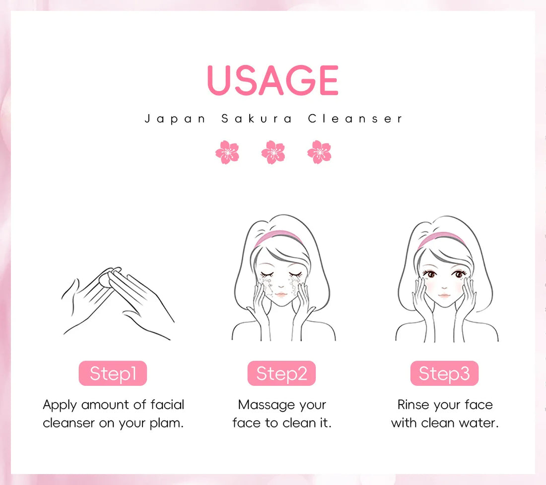 LAIKOU Sakura Gentle Face Cleanser 50g