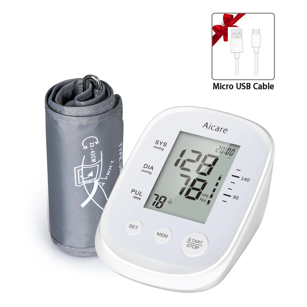 AICARE Automatic Upper Arm Blood Pressure Monitor