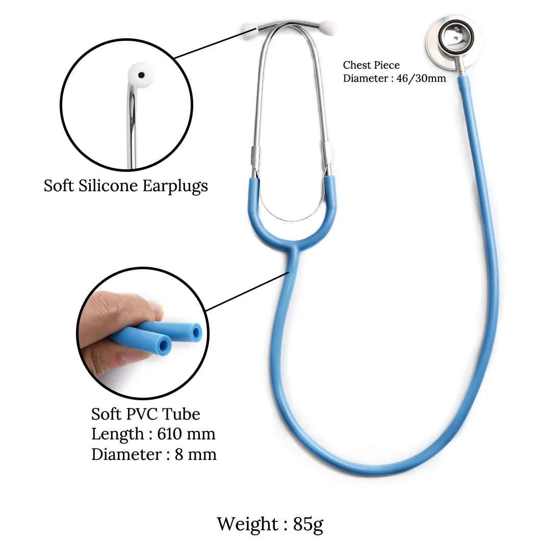 Dual Head Stethoscope – Professional Medical Equipment for Doctors & Students