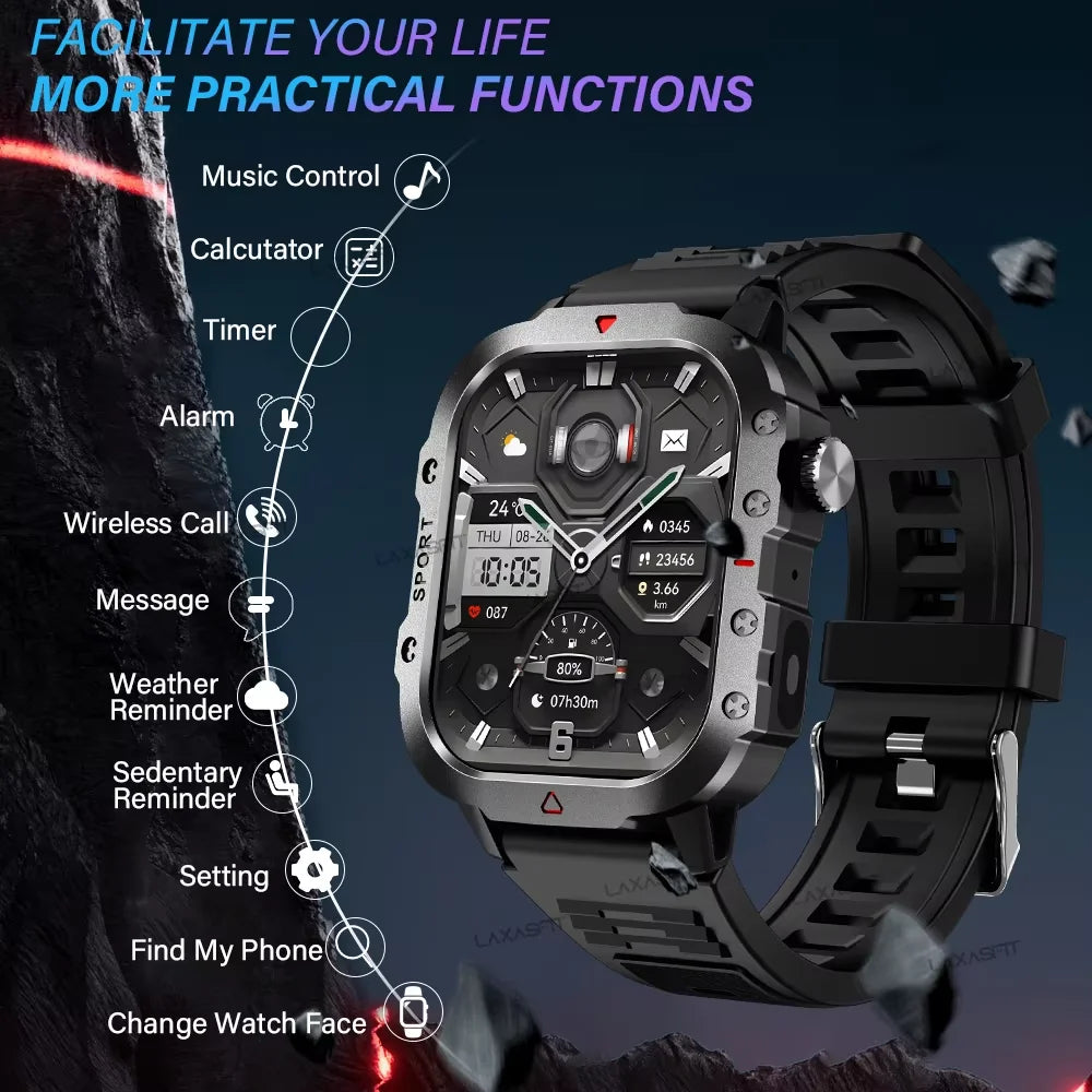 LAXASFIT 2.01" HD Smart Watch