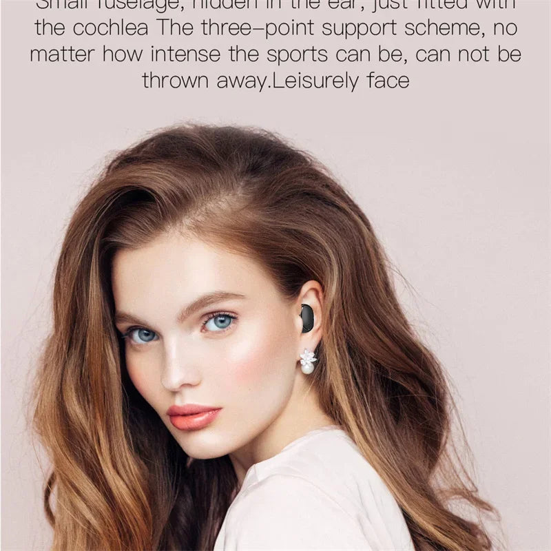 TWS E6S Wireless Bluetooth Earphones By Mic LED Display Stereo Noise Cancelling Headset With Charging Cable For All Smartphone