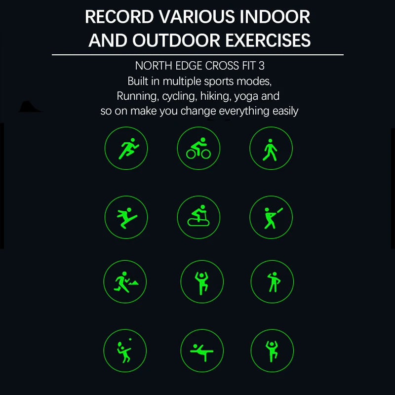 NORTH EDGE 2025 GPS Sport Smart Watch