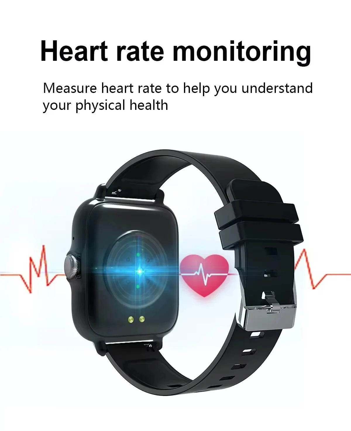 Xiaomi Smart Watch – Fitness & Heart Rate Monitor, Waterproof for Android