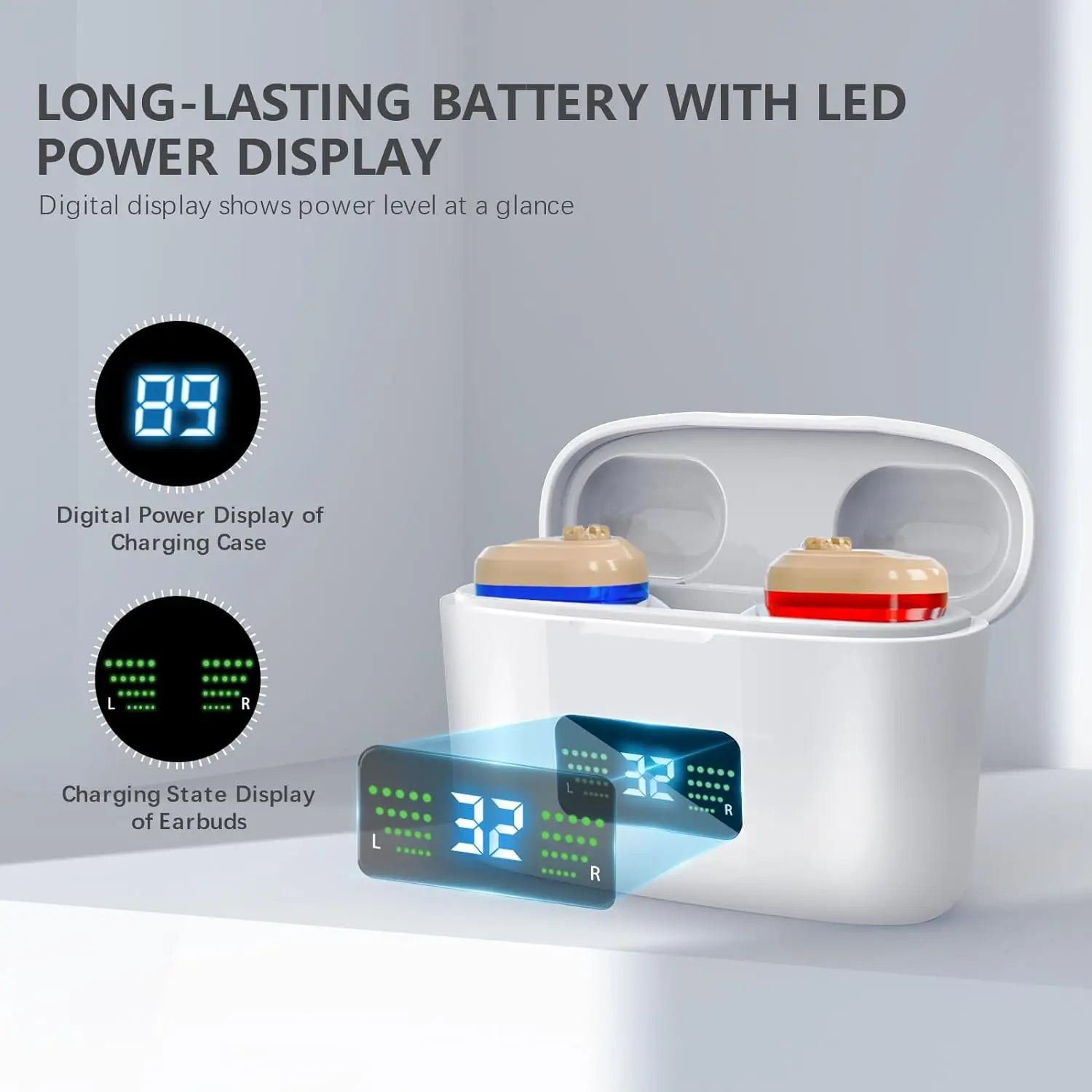 Wireless Mini Noise-Cancelling Hearing Aid