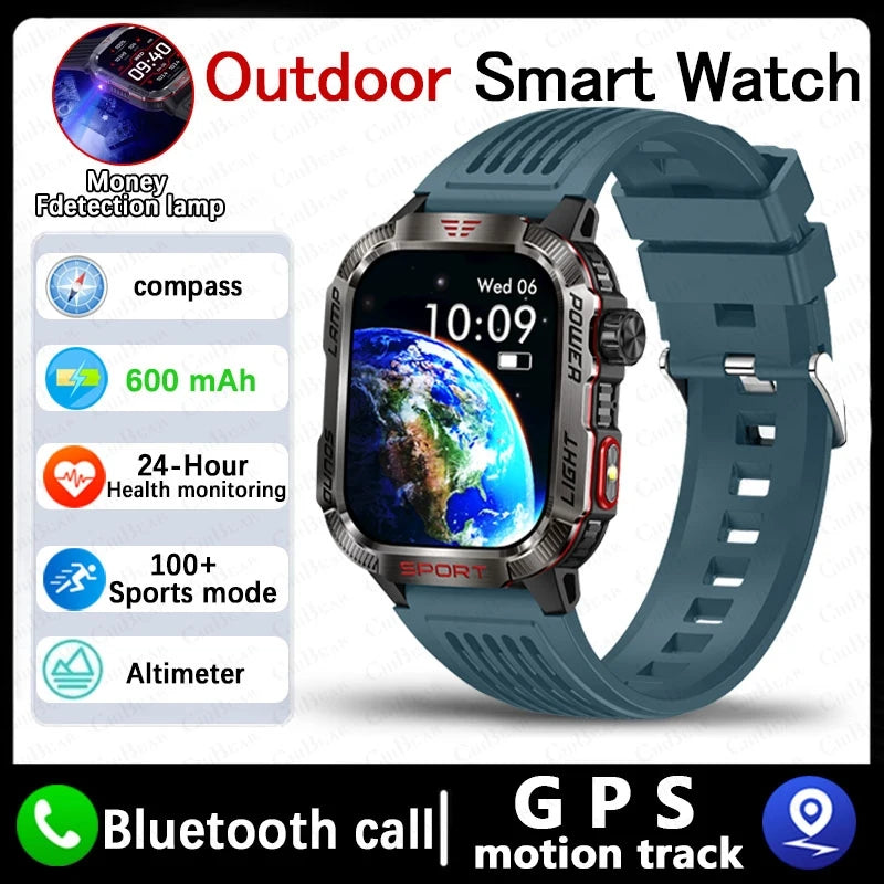 Military GPS Smart Watch – Outdoor Sports Tracker