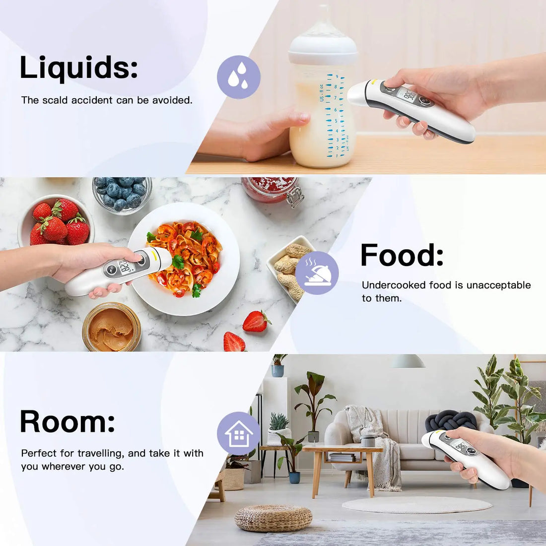 Kingclinic Digital Ear & Forehead Thermometer