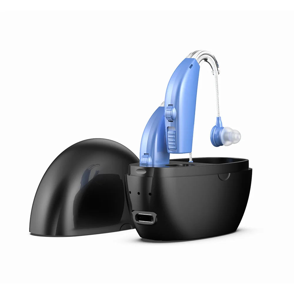 Rechargeable Wireless BTE Hearing Aid
