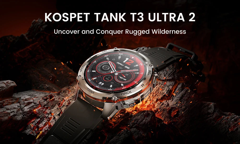 KOSPET TANK T3 Ultra 2 GPS Smart Watch
