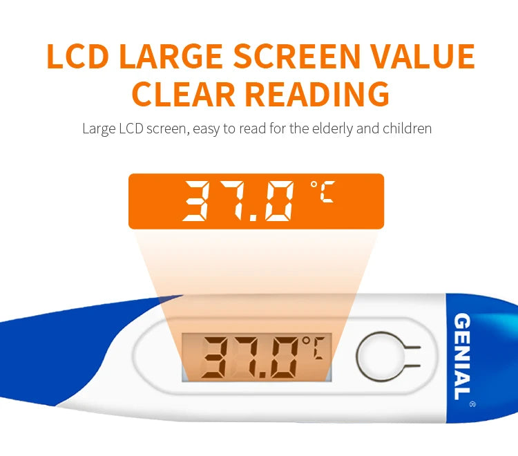 Digital Oral Thermometer – Fast 15-Second Reading