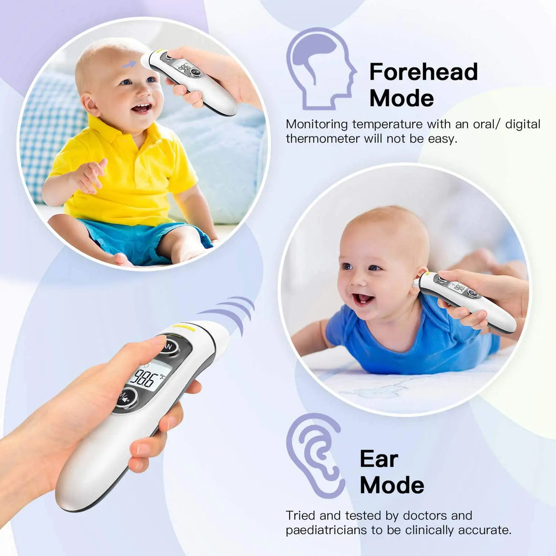 Kingclinic Digital Ear & Forehead Thermometer