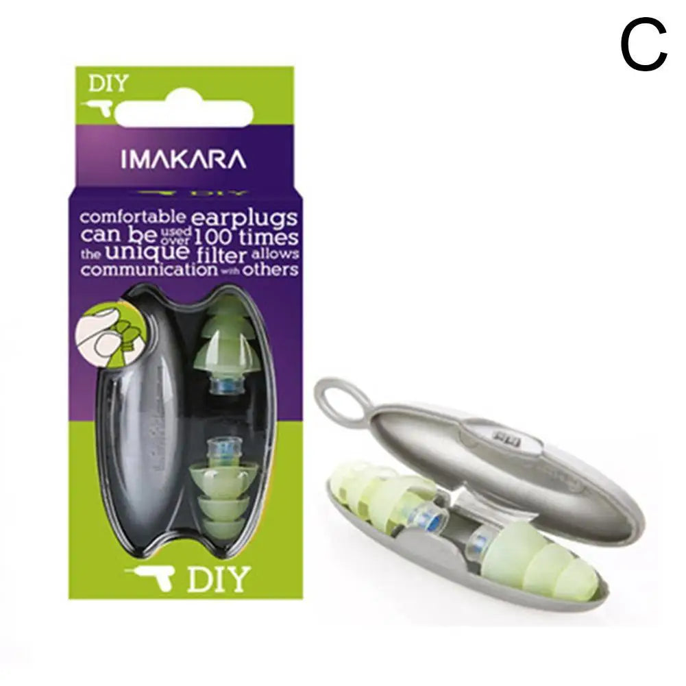 Silicone Noise Reduction Earplugs – Sleep & Soundproof Protection