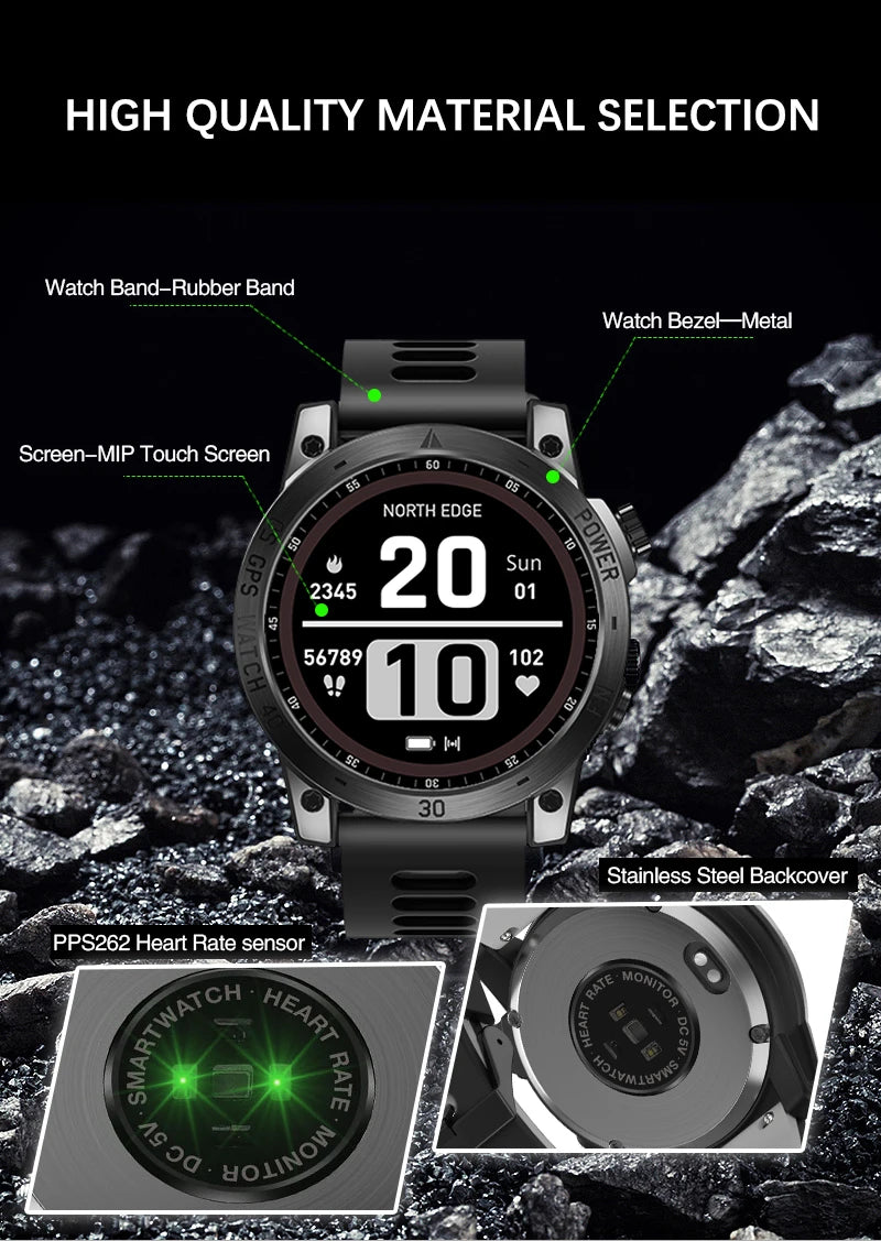 NORTH EDGE 2025 GPS Sport Smart Watch
