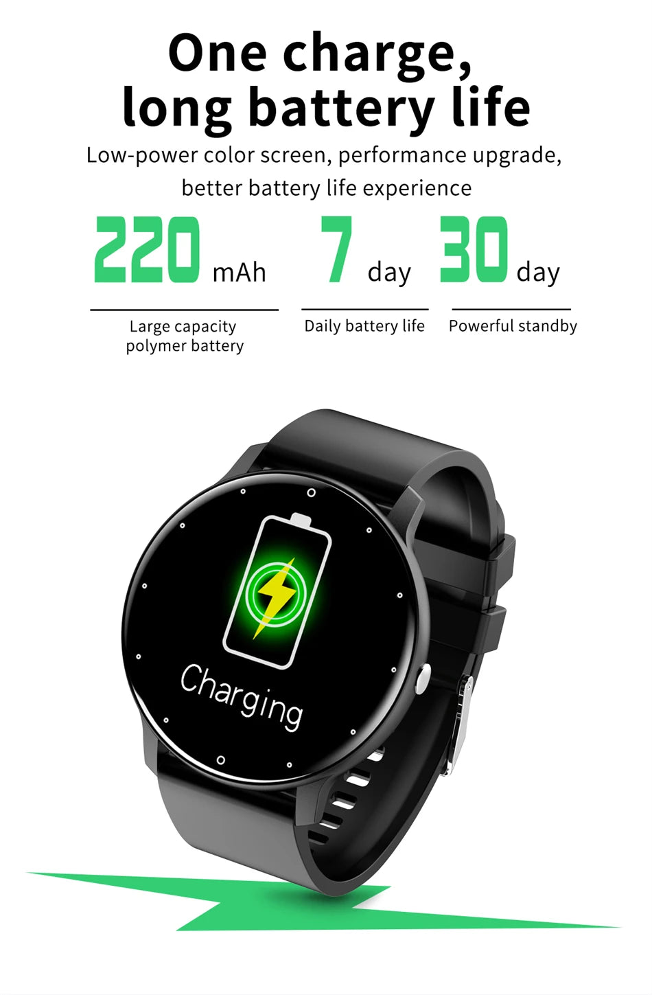 LIGE Full Touch Sport Smart Watch