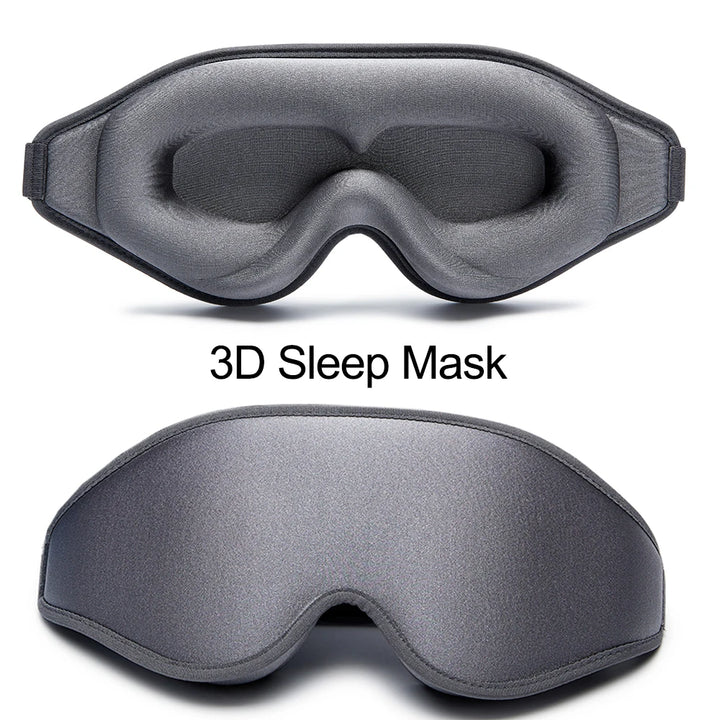 3D Memory Foam Sleep Mask – Light-Blocking Eye Cover
